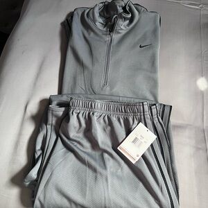 Nike Light Gray Athletic Tracksuit